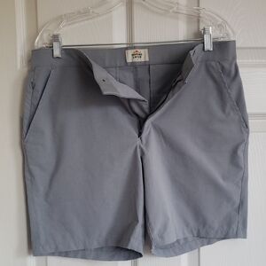 Marine Layer Women's Gray Chino Bermuda Shorts
